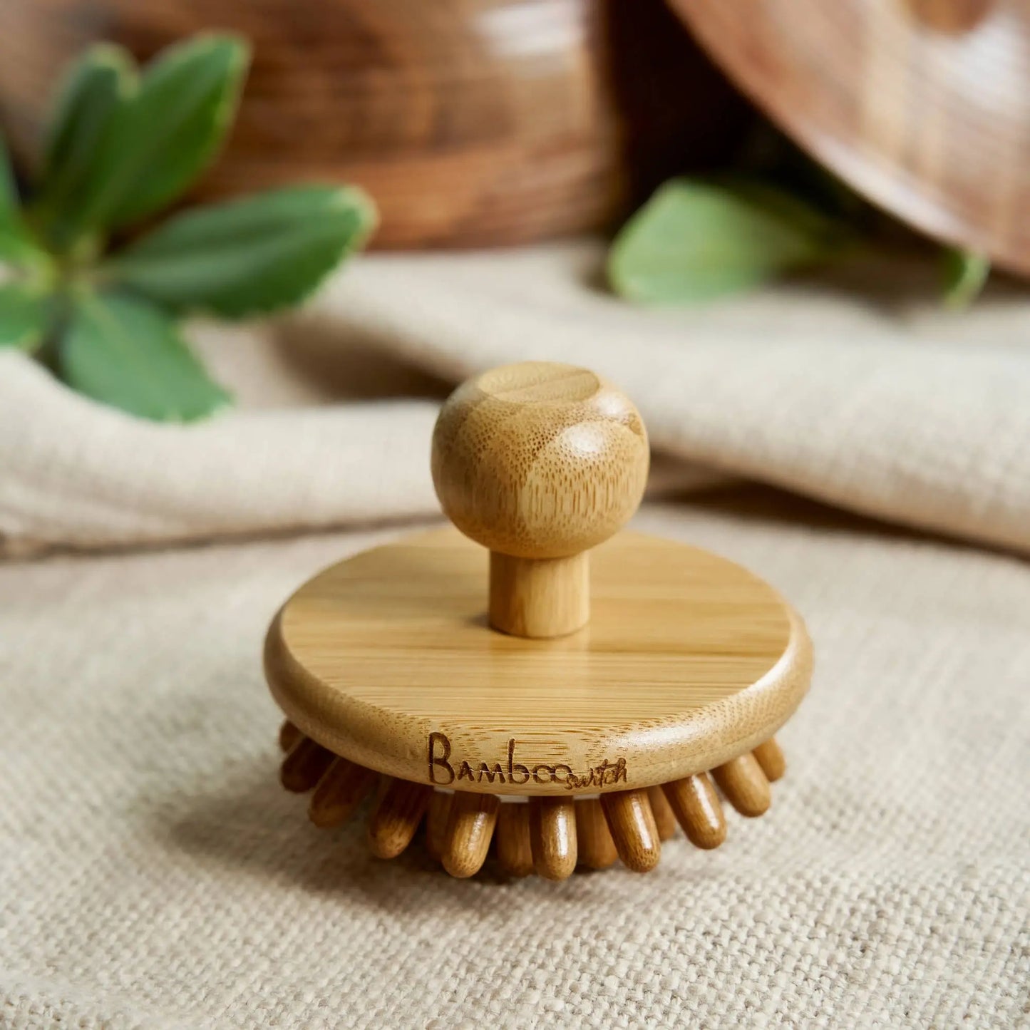 Bamboo Scalp Massager Hair Growth | Cozy Time Living