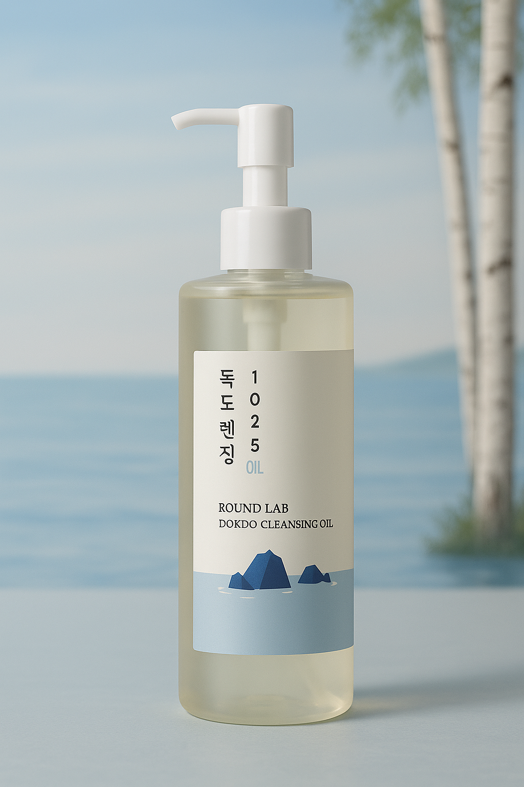 💙 Winter Glow K-Beauty Set (Round Lab 1025 Dokdo Trio)  (Cleansing Oil · Toner · Moisture Sun Cream)