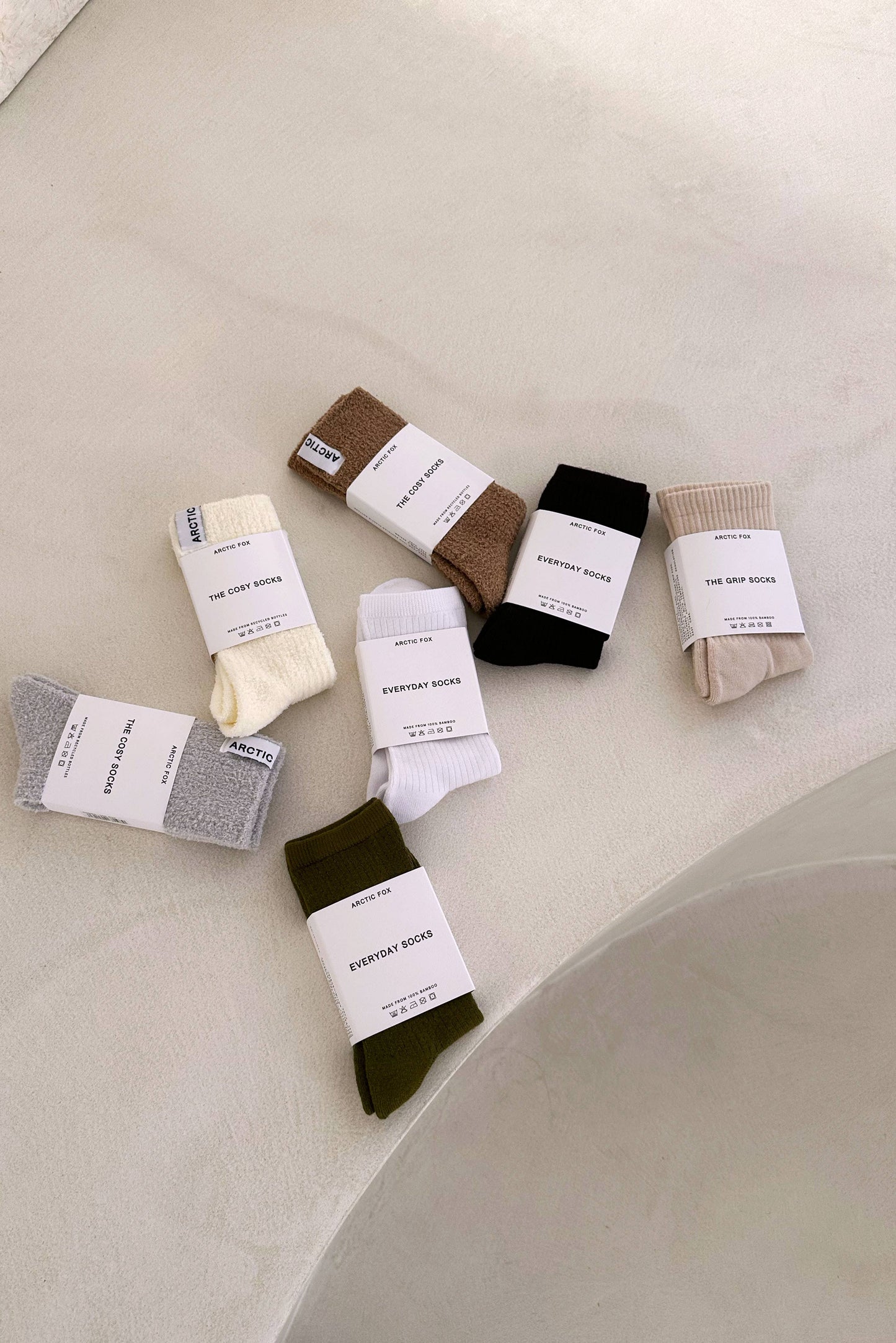 Cosy Socks - 100% Recycled - Grey - FW25