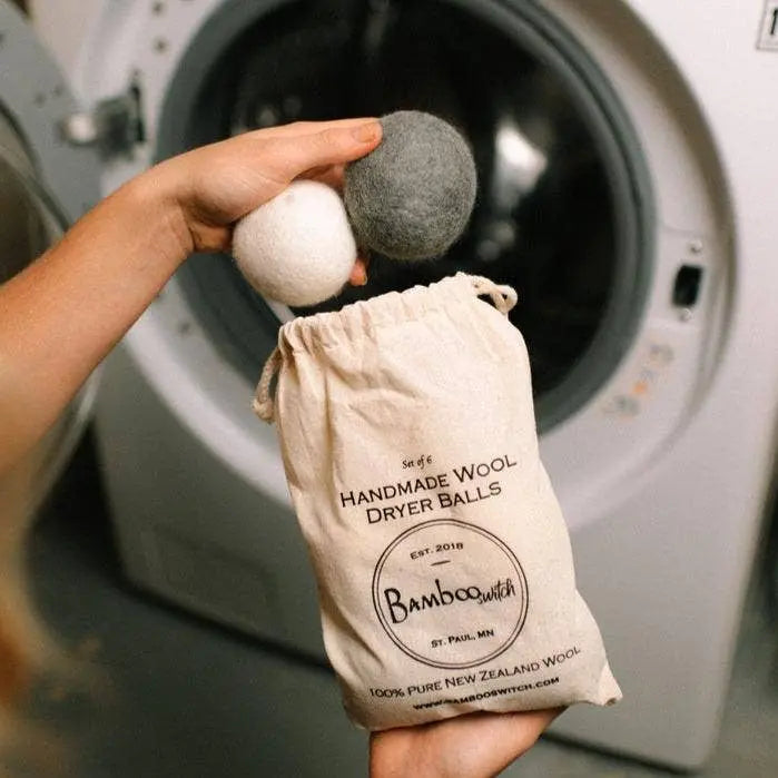 Wool dryer balls package-free eco packaging — 1000+ loads reusable