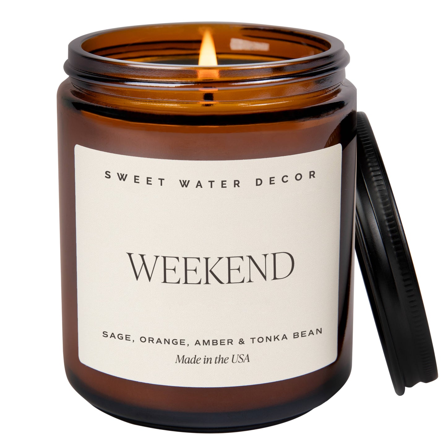 Weekend 9 oz Soy Candle | Hand-Poured Luxury Scented Candle for Home Decor