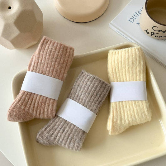 Wool-blend socks set