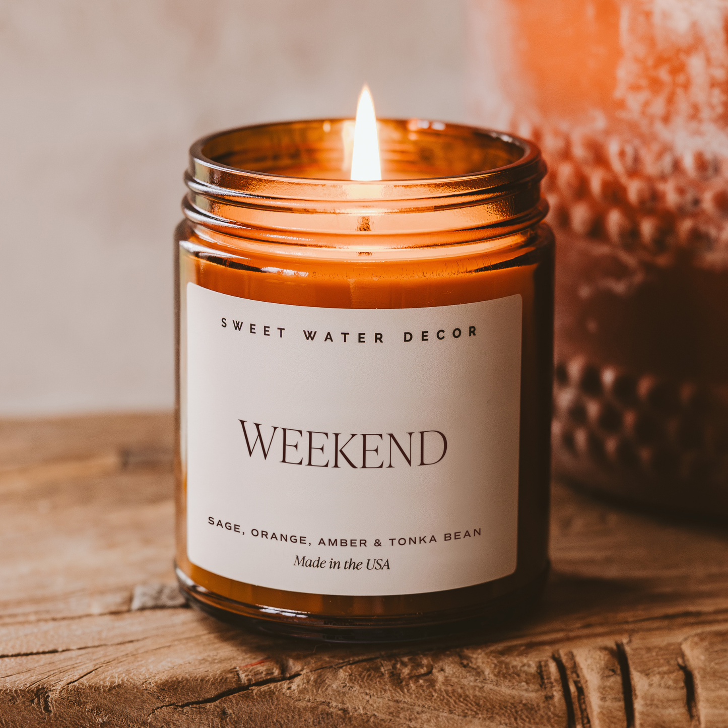 Weekend 9 oz Soy Candle | Hand-Poured Luxury Scented Candle for Home Decor