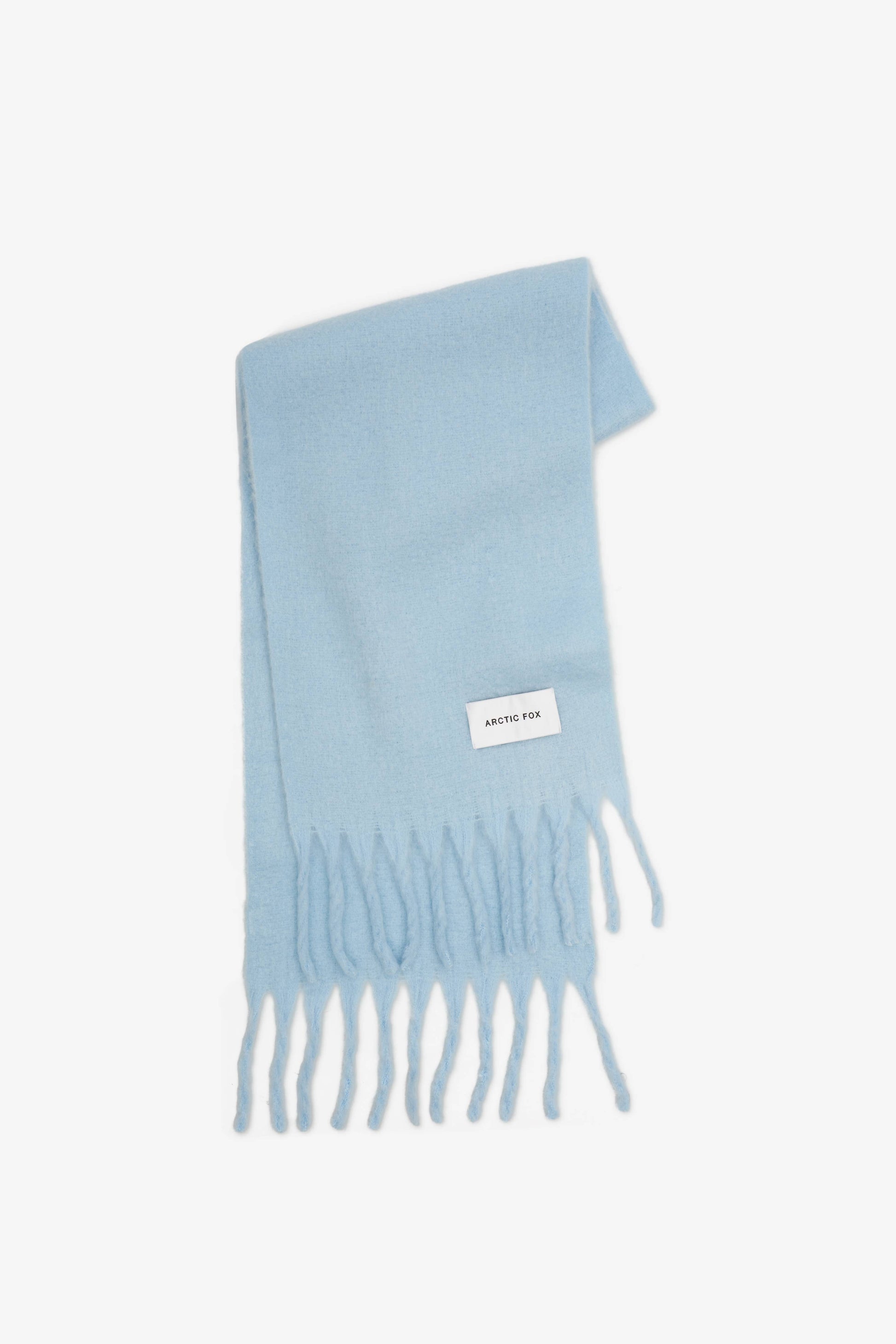 Glacier Blue winter scarf